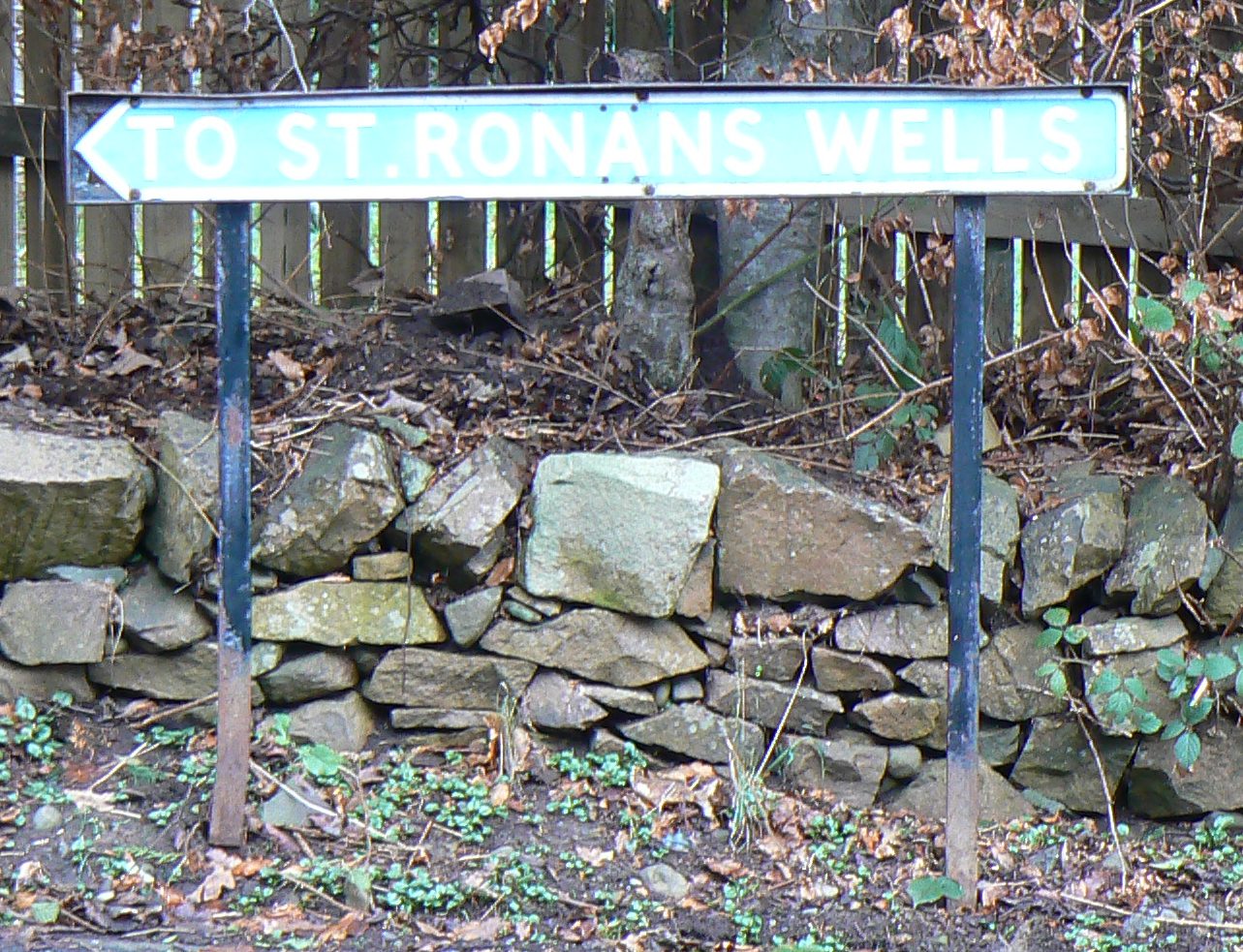 To St Ronas wells signpost