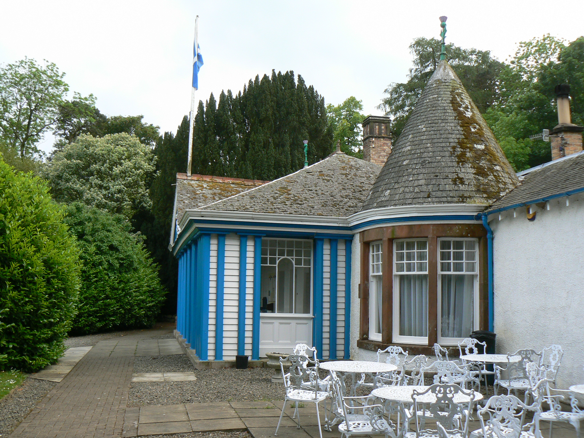 Pavilion from the side